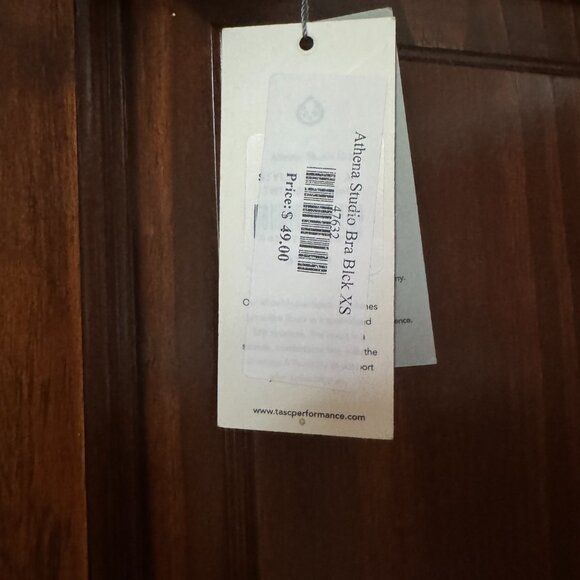 NWT Tasc Black Sports Bra XS - Picture 5 of 5